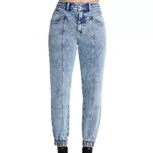 Juniors Jeans Elastic Ankle Cuff